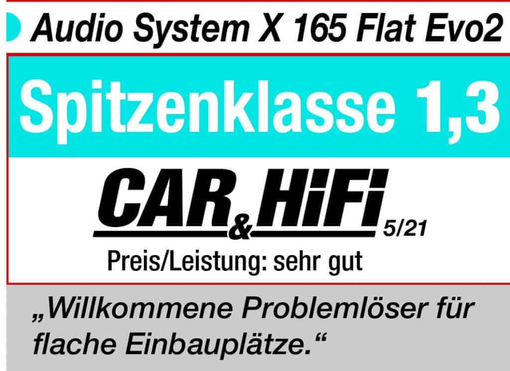 Audio System X 165 FLAT EVO 2