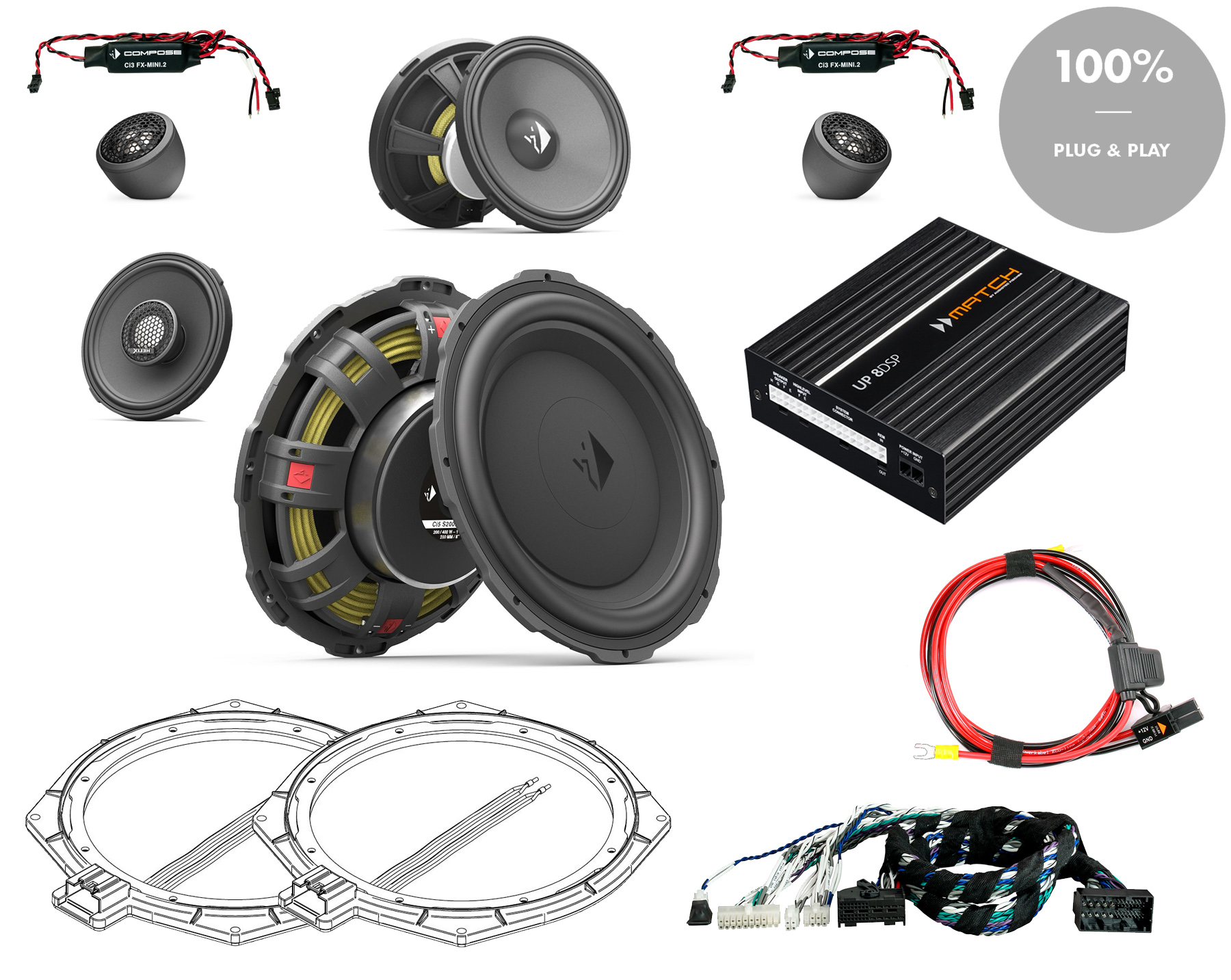 BMW Komplettsystem soundPRO RAM-SA676