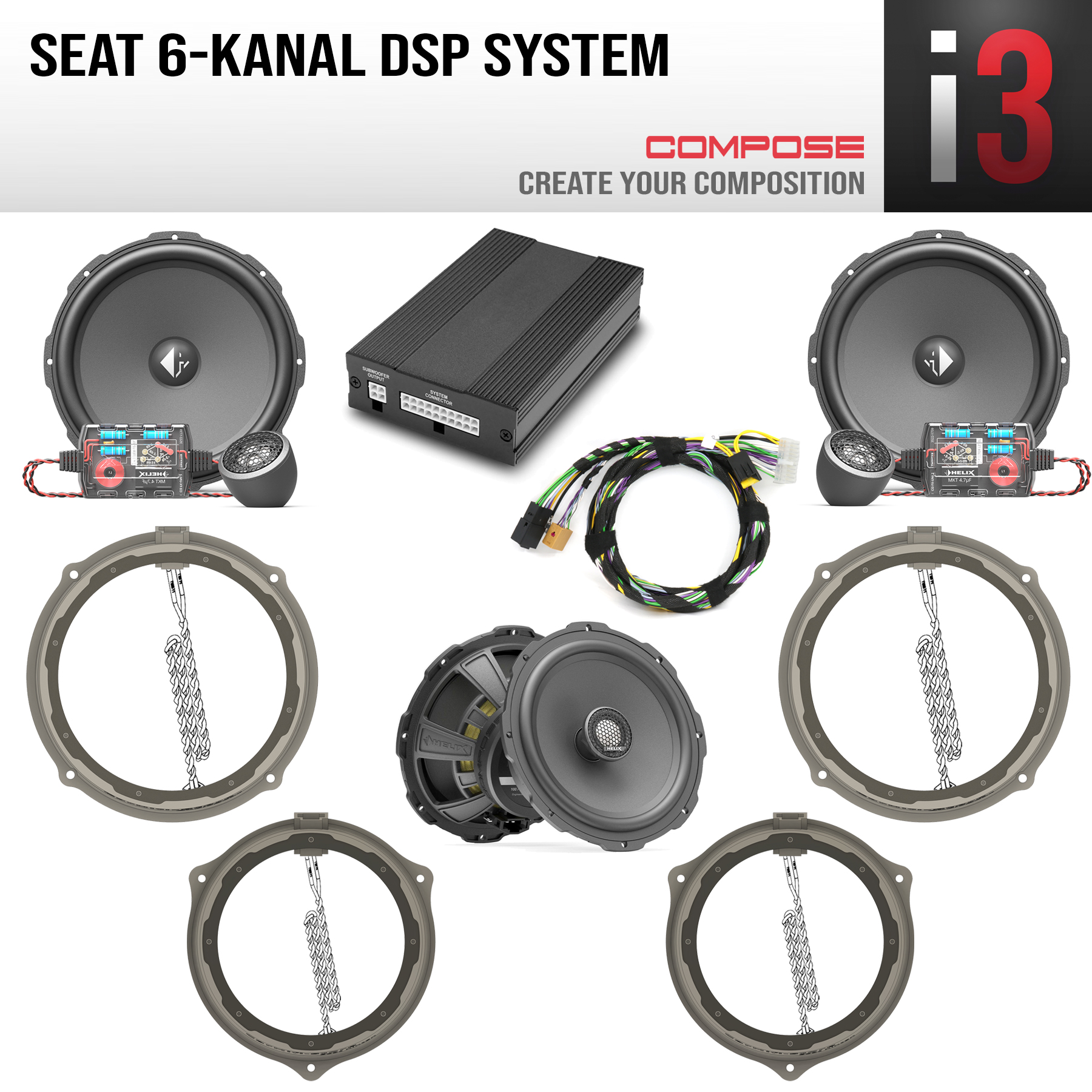 Seat Formentor/Leon IV 6-Kanal DSP Komplettsystem