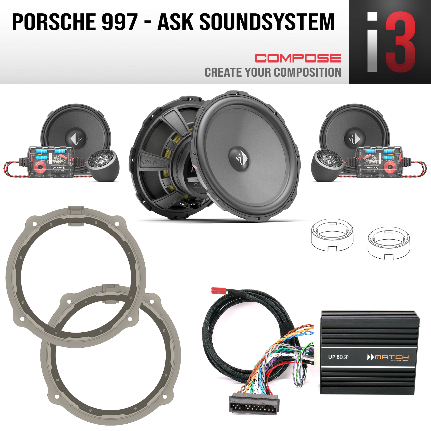 Porsche 911 Typ 997 ASK Soundsystem