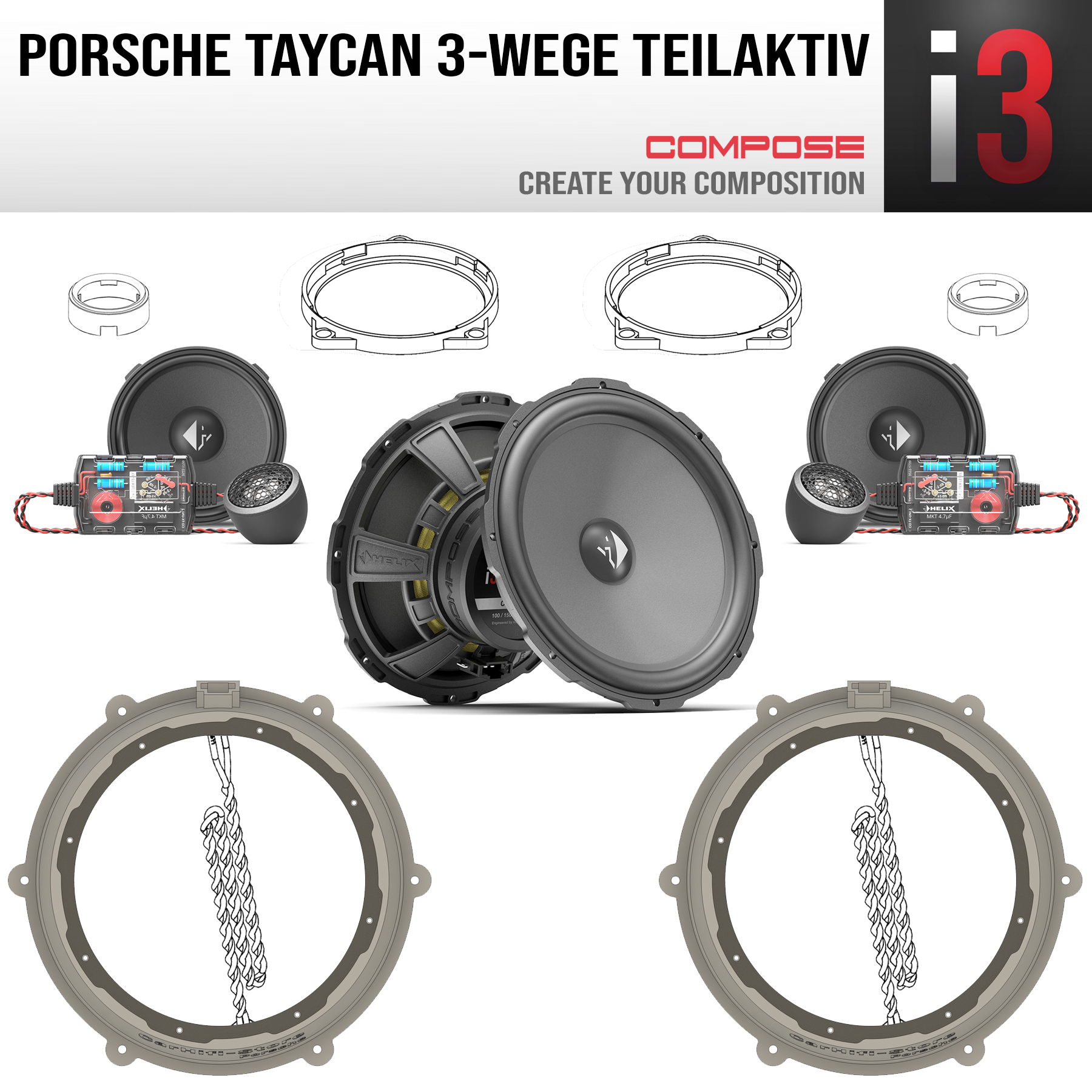 Compose Ci3 K200.3PO3TA-S3 Porsche Taycan