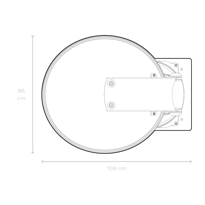 Caratec Smart-D Sat-Antenne CASAT850ST (85cm)