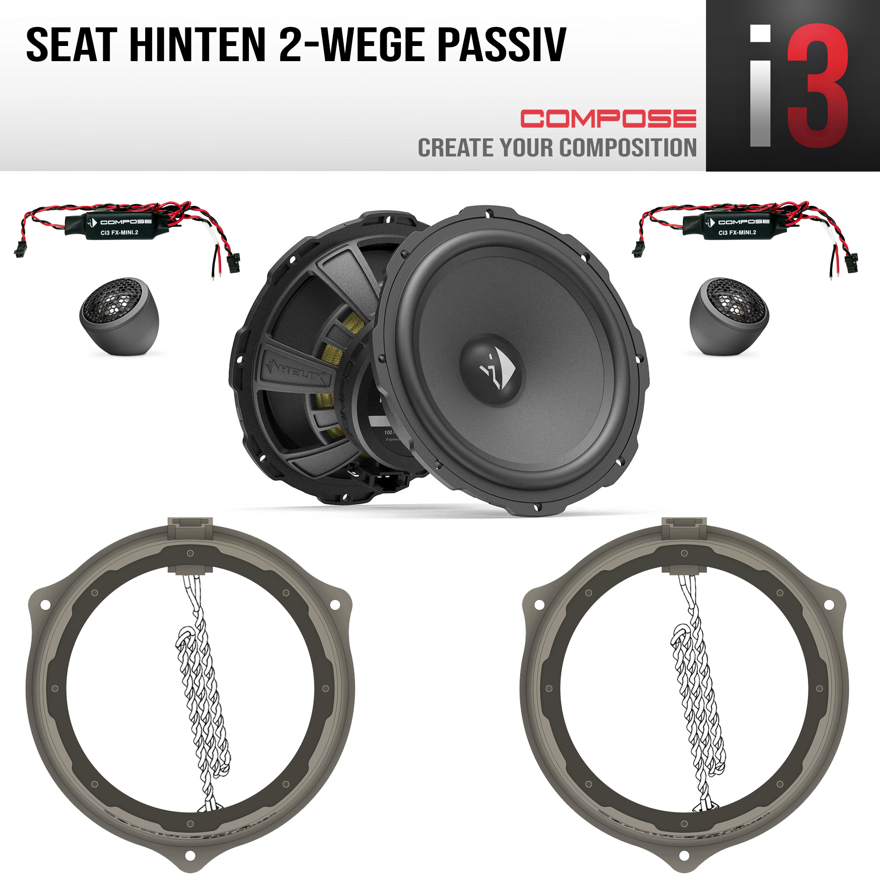 Compose Ci3 K165.2SEA2-S3 Seat hinten