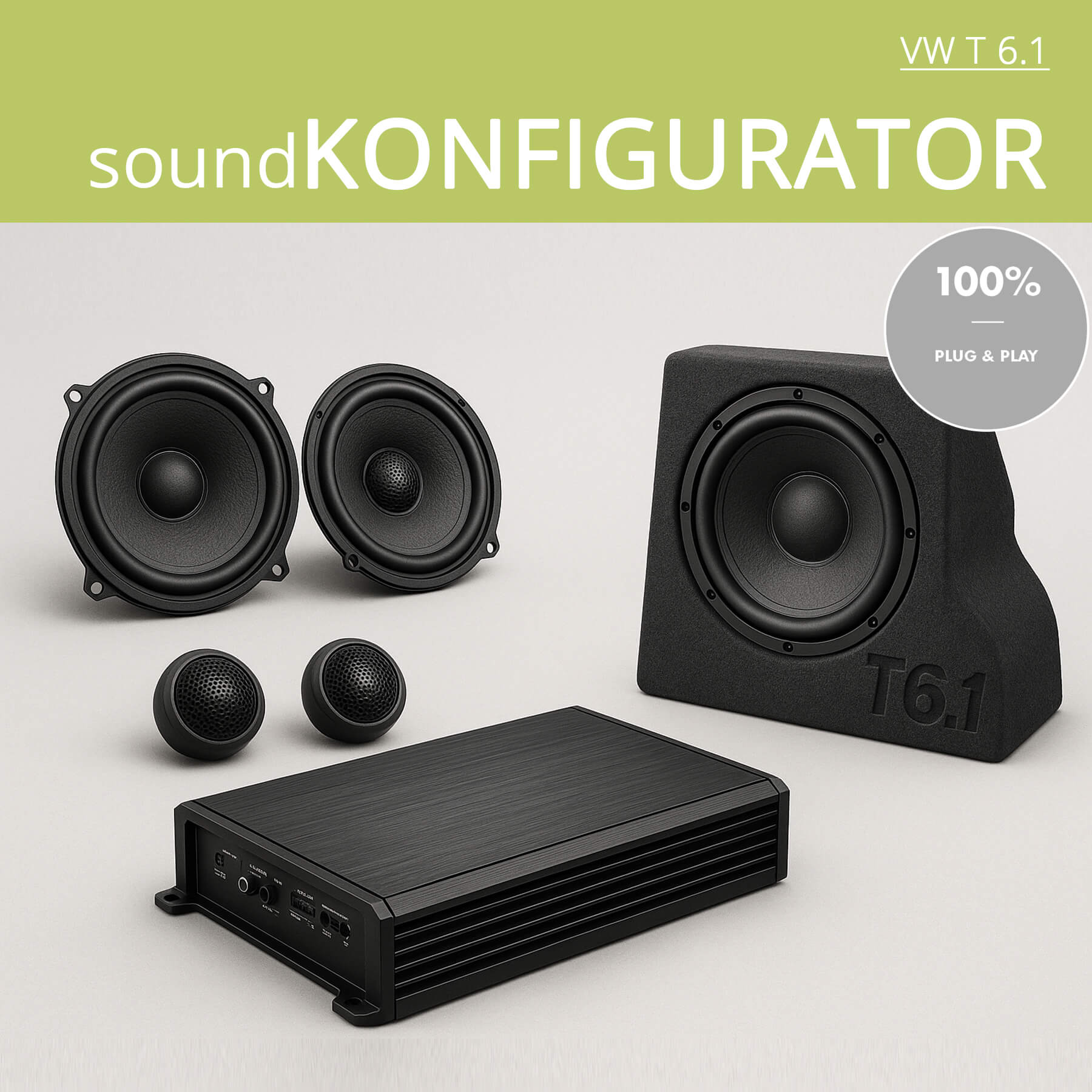 VW T 6.1 soundKONFIGURATOR