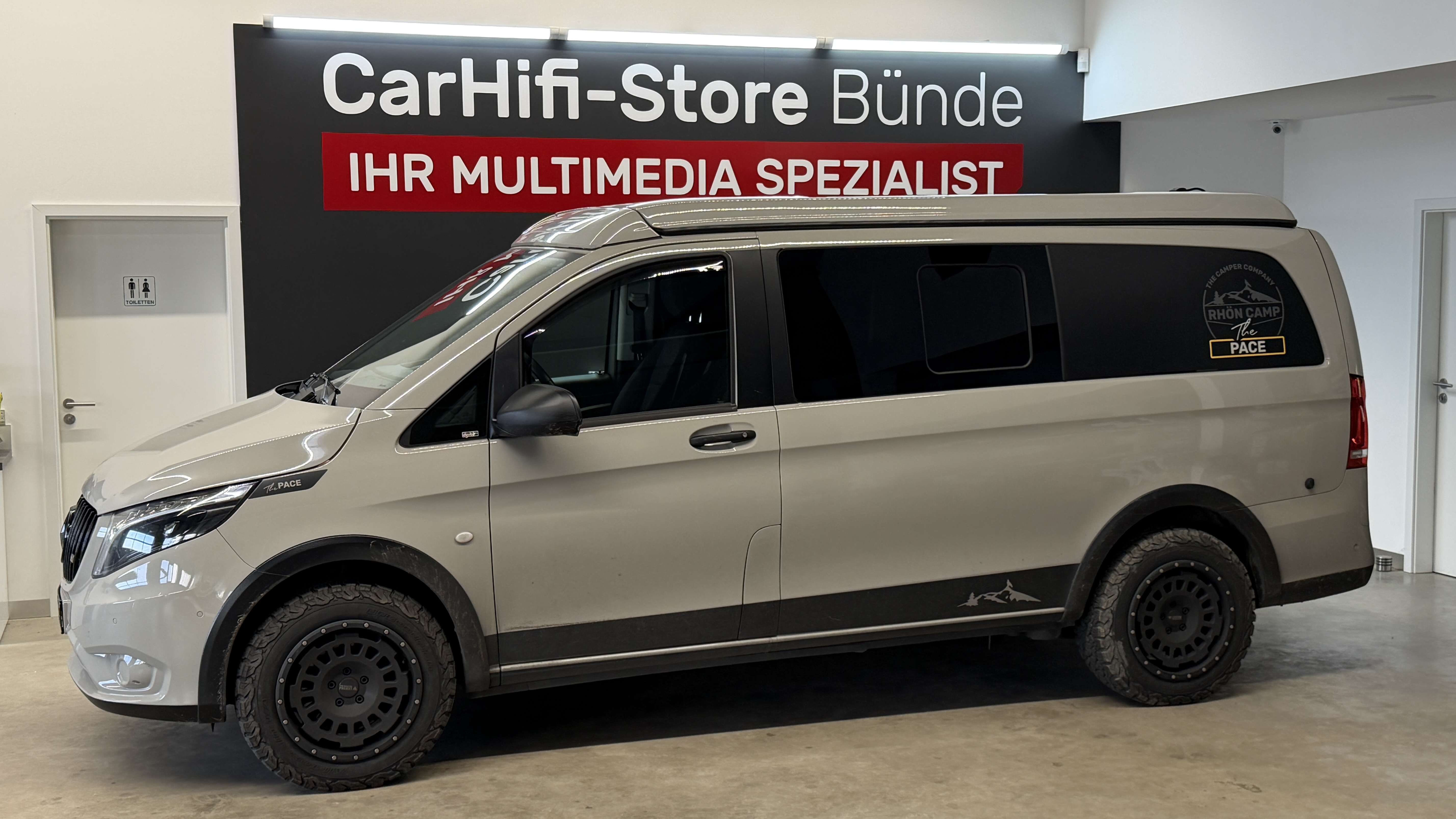 Mercedes Vito 447 mit 4-Kanal DSP Lautsprechersystem