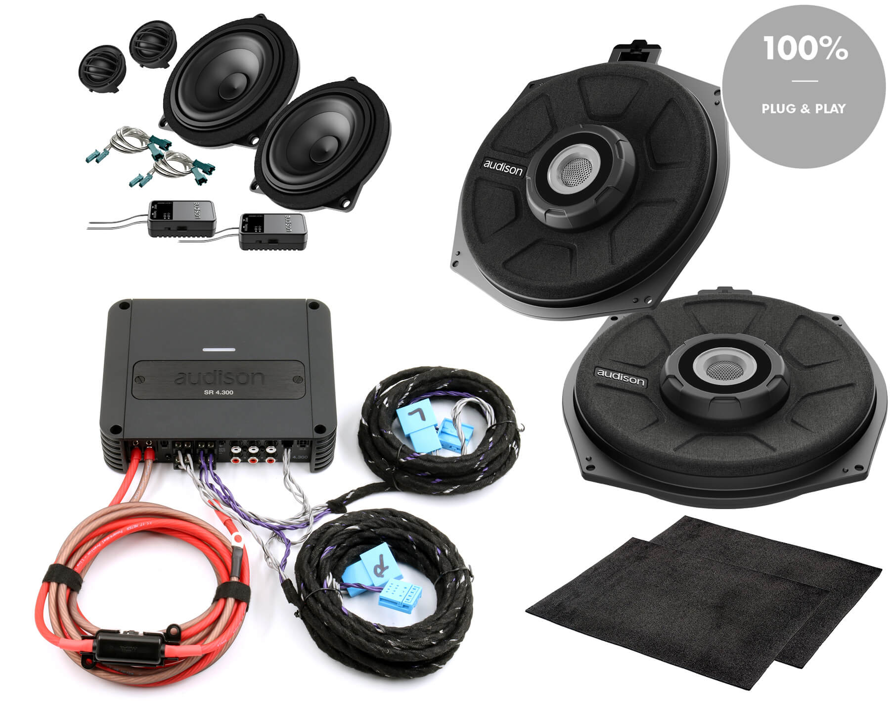BMW E60 BASIS universal Soundsystem ohne Einbau