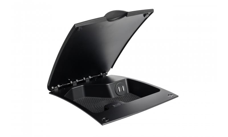 Qi kabellose Ladeablage mit USB + USB