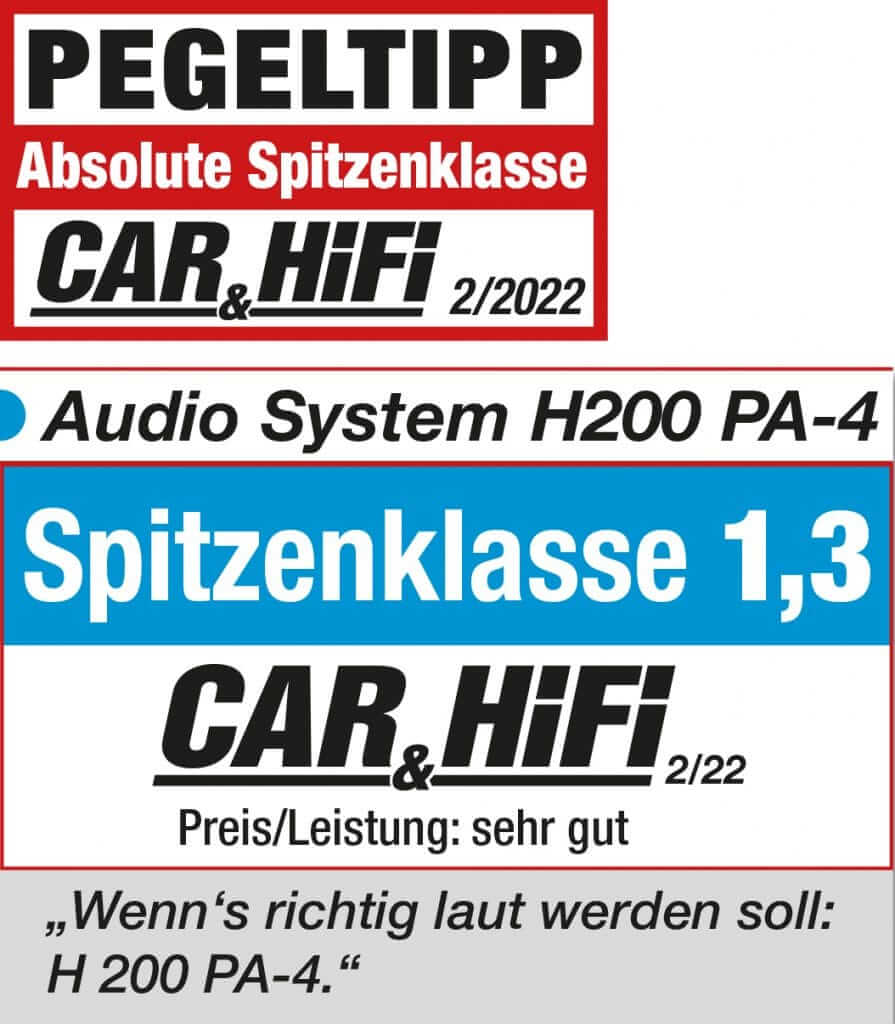 Audio System H 200 PA-4