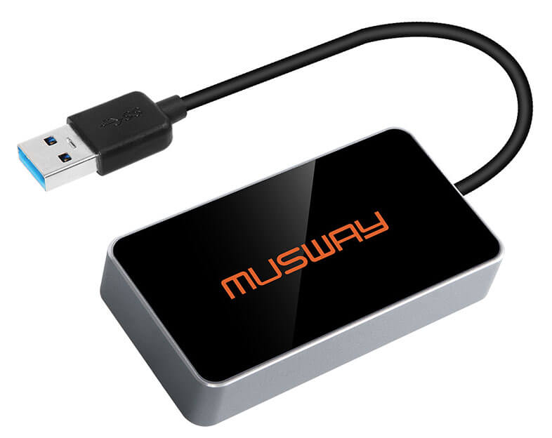 MUSWAY BTA2 USB Bluetooth Dongle mit APP-Anbindung