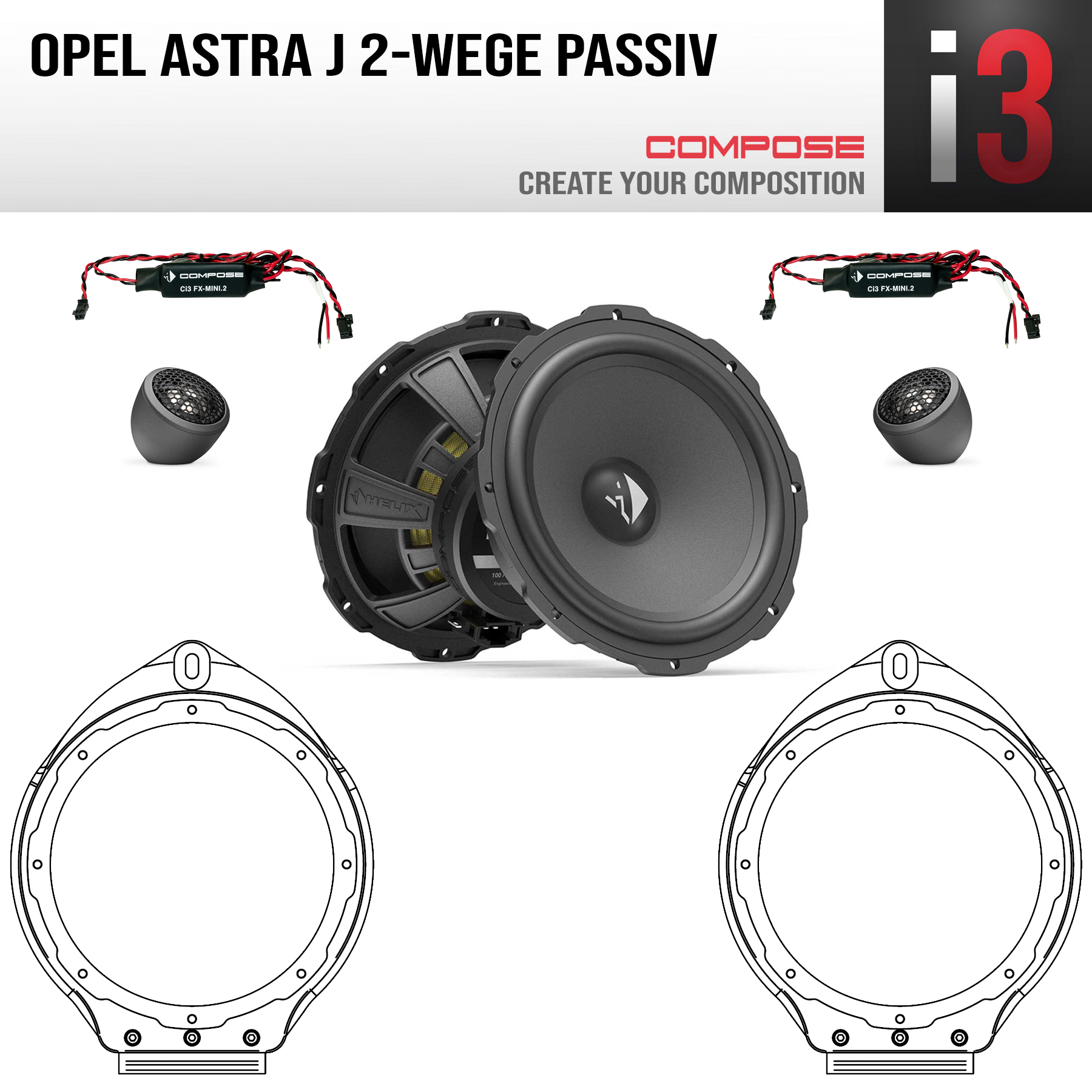 Compose Ci3 K165.2OP3-S3 Opel Astra J
