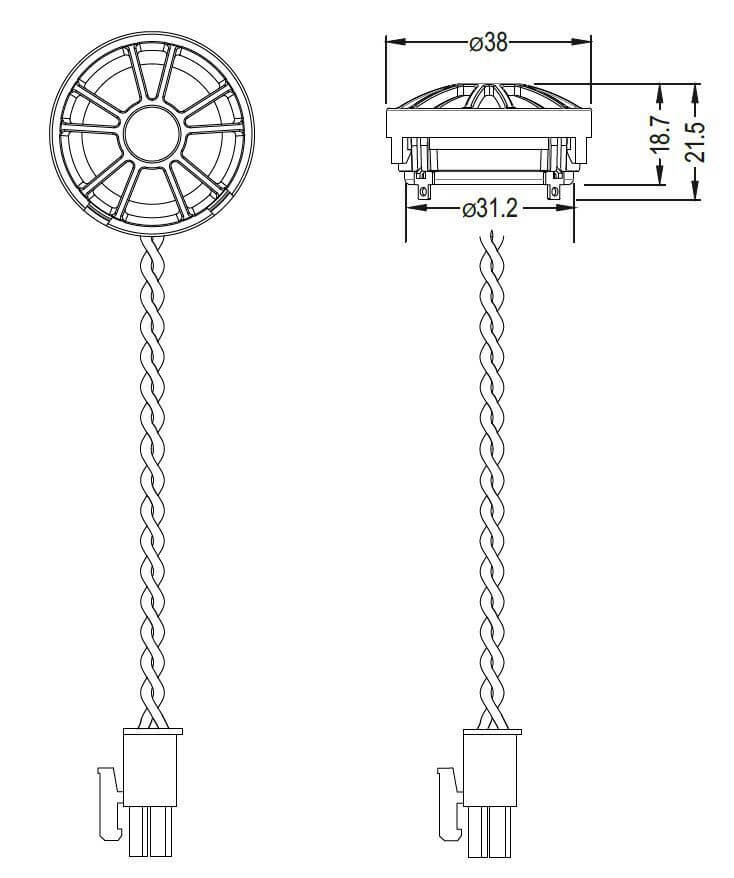 Fortissimo FF1e Hochtöner 1 Paar