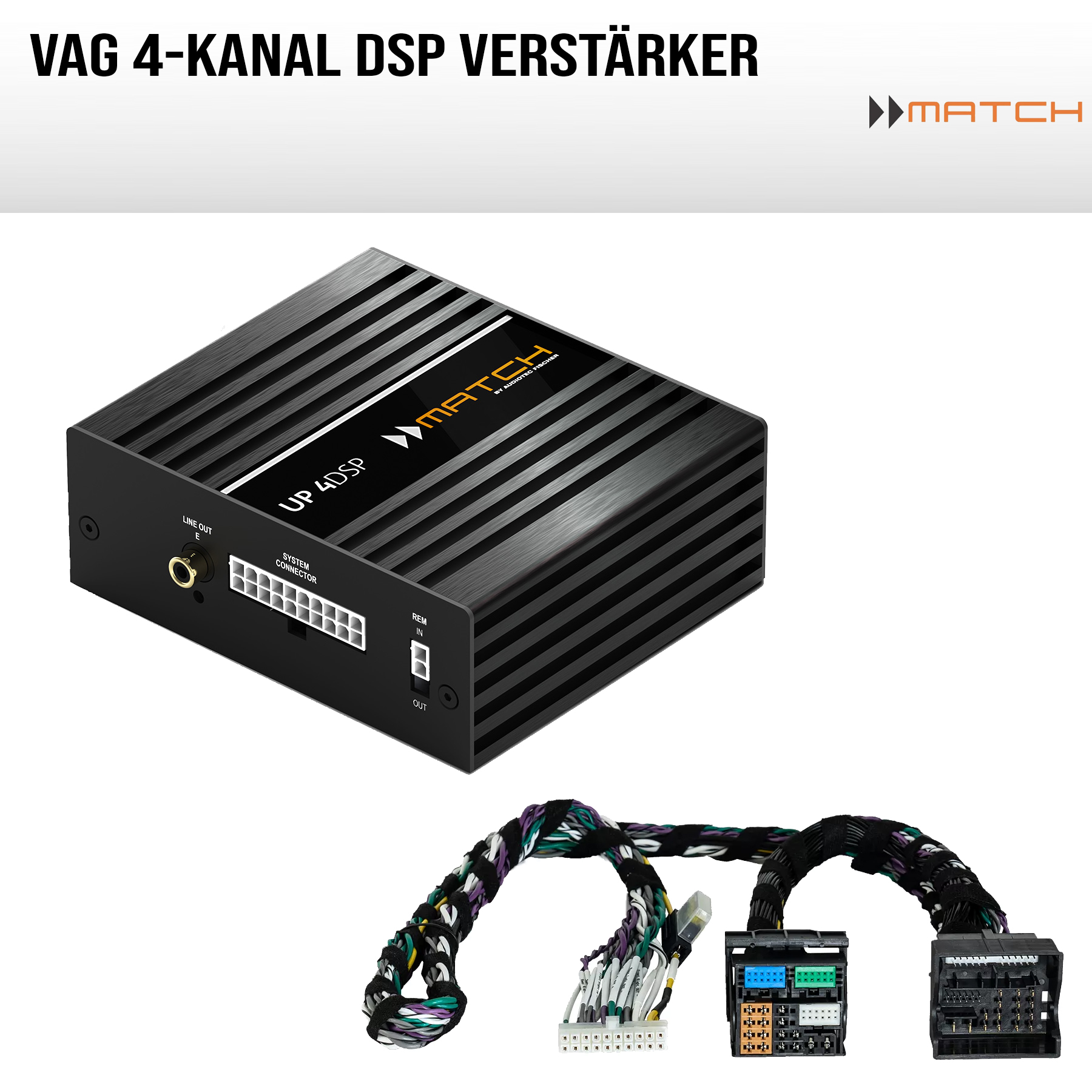 VAG 4-Kanal DSP Amp Powerquadlock
