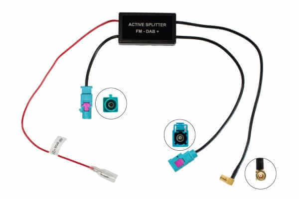 203.014P-0 Antennensignal-Verteiler AKTIV DAB+/FM