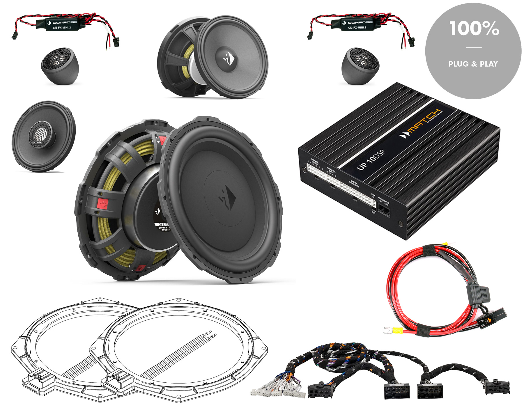 BMW Komplettsystem soundPRO RAM-HK