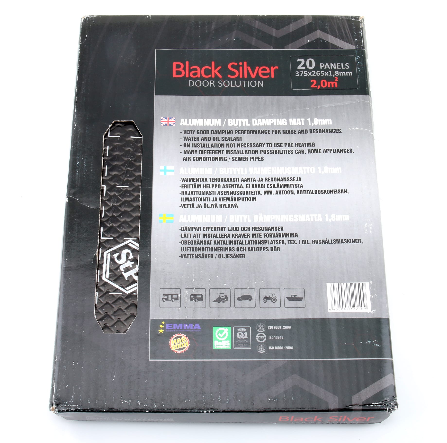 STP Black Silver 2m²