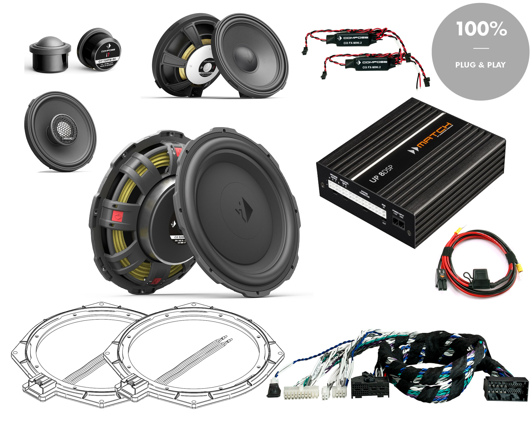 BMW Komplettsystem soundXTREME RAM-SA676 BMW Komplettsystem soundXTREME RAM-SA676