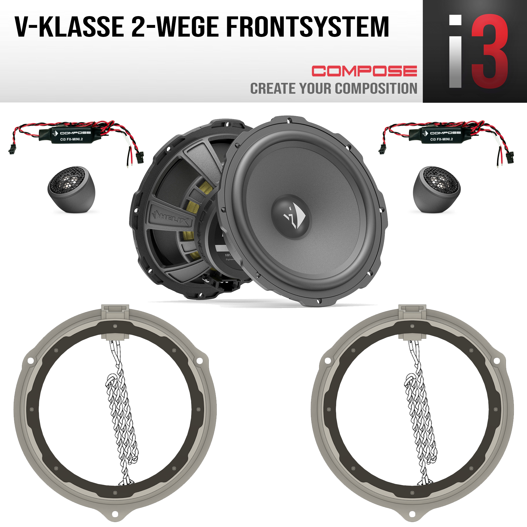 Compose Ci3 K165.2MB2-S3 Mercedes V-Klasse 447