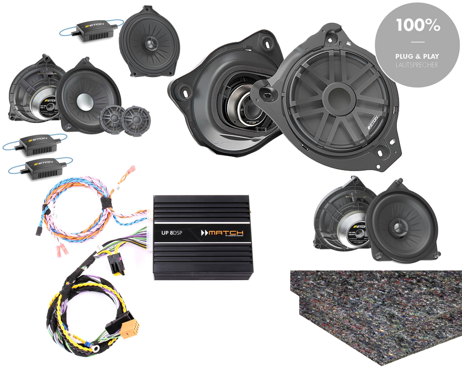 Mercedes Komplettsystem soundPRO 7-Kanal