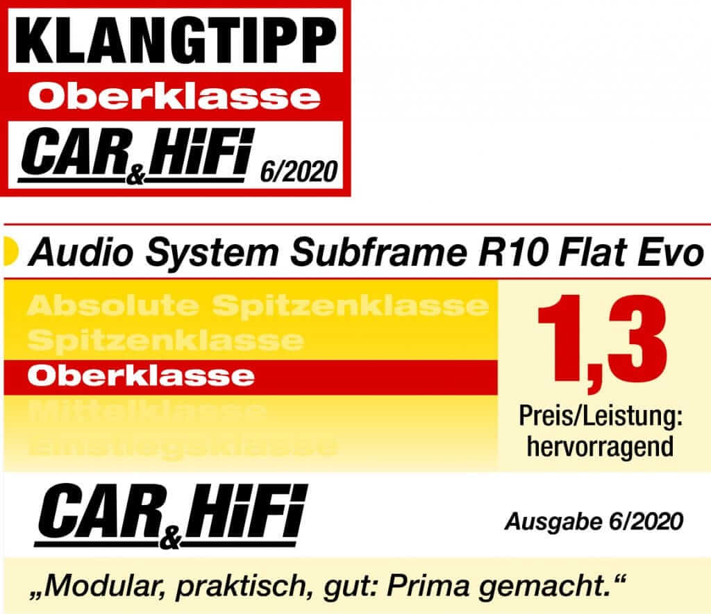 Audio System SUBFRAME R 10 FLAT EVO