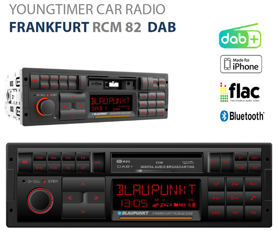 Blaupunkt FRANKFURT RCM82 DAB - Youngtimer Radio