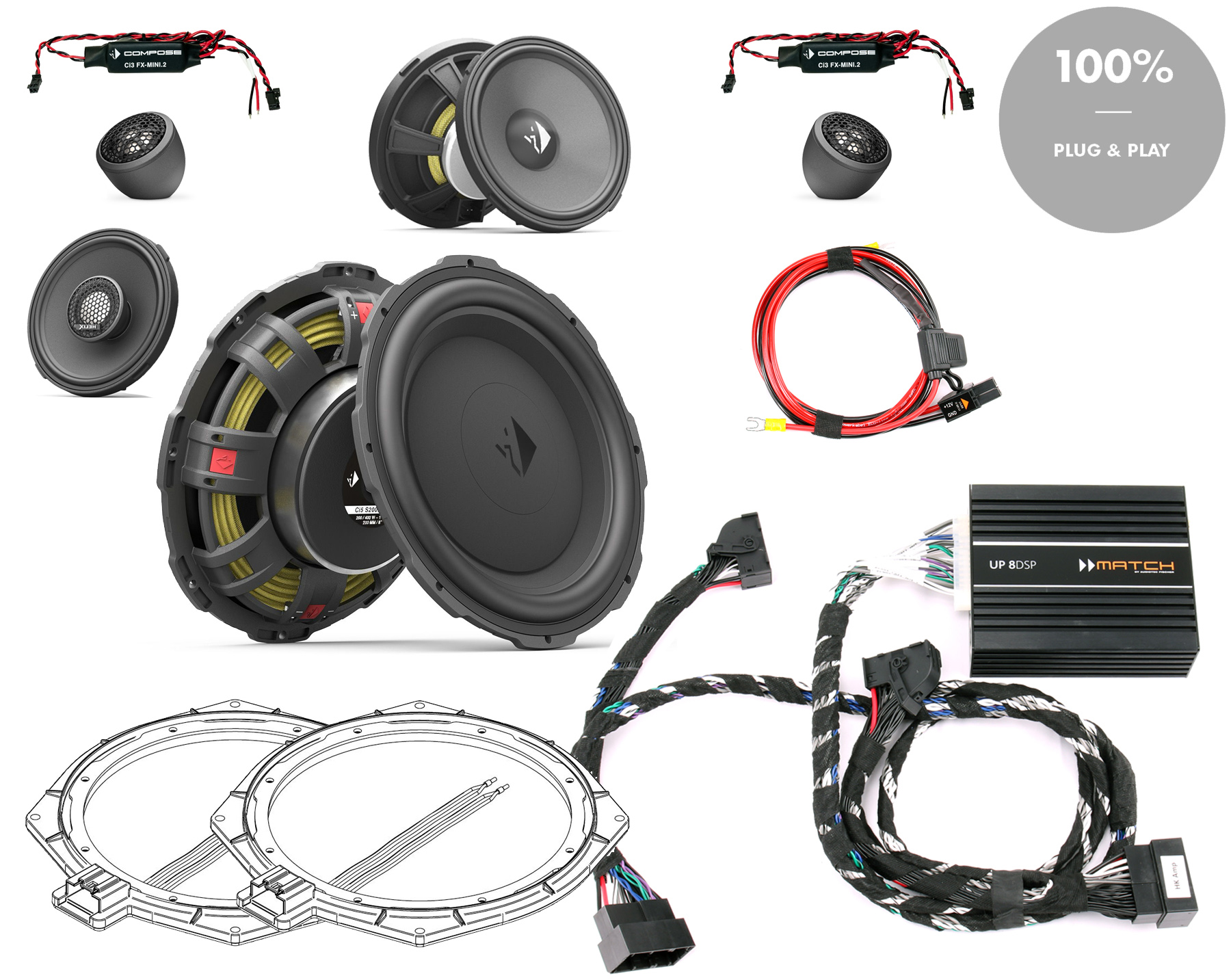 BMW Komplettsystem soundPRO RAM-HK-Z4