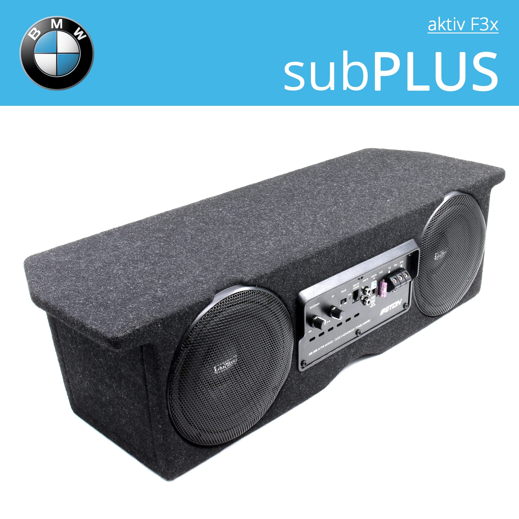 Kompakter Auto Aktiv Subwoofer bei Carhifi-Design kaufen, 349,00 €