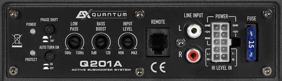 ESX Q201A Aktivsubwoofer ESX Q201A Aktivsubwoofer