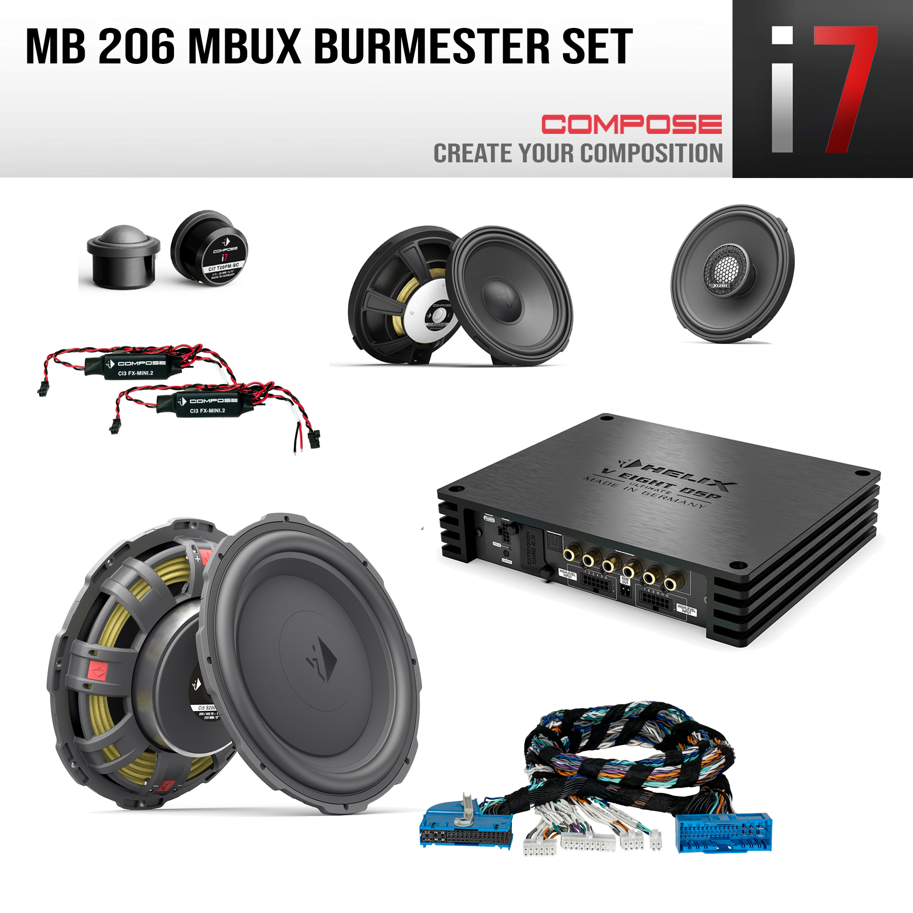 Mercedes C-Klasse 206 Burmester soundPRO