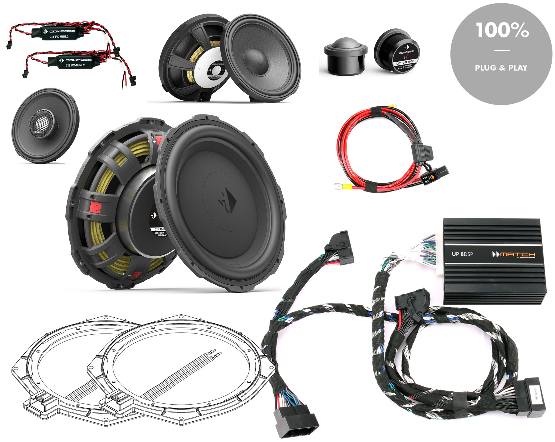 BMW Komplettsystem soundXTREME RAM-HK-Z4