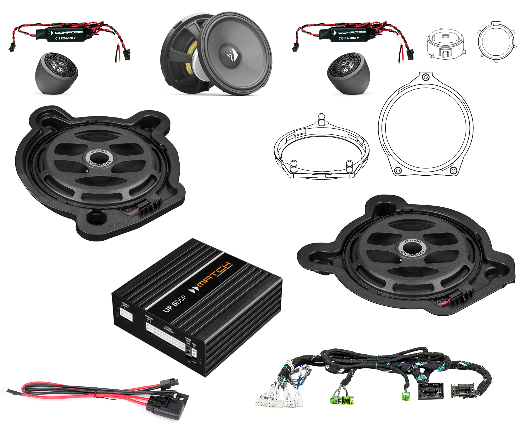 Mercedes GLE 167 Komplettsystem soundPRO