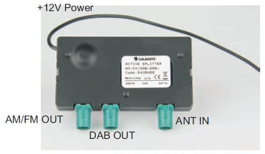 Aktiver DAB/FM Splitter DIN SMB