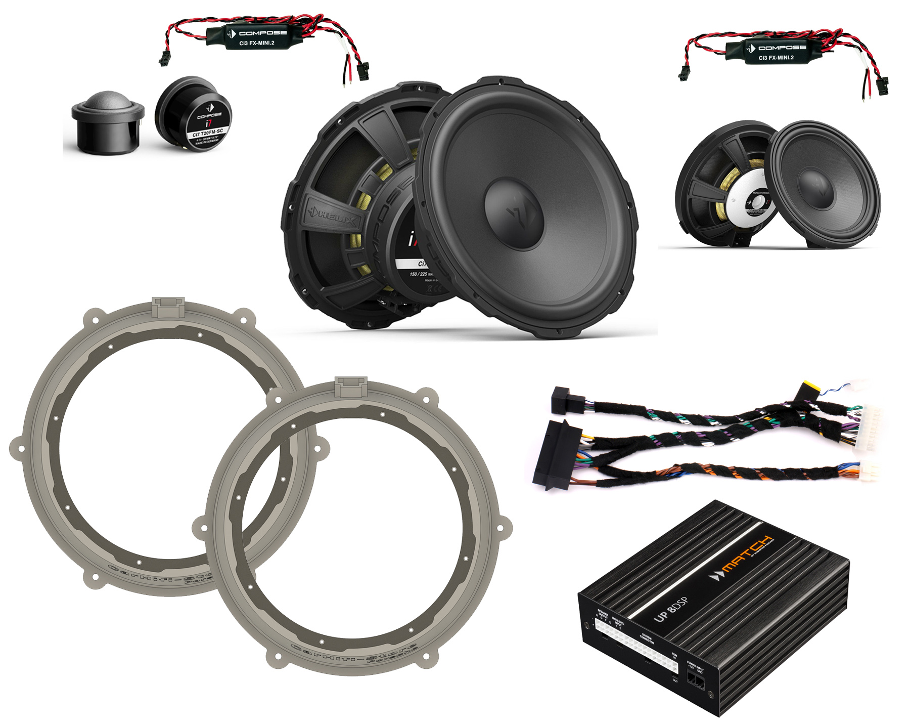 Porsche 911 Typ 991 ASK COMPOSE Ci7 Soundsystem