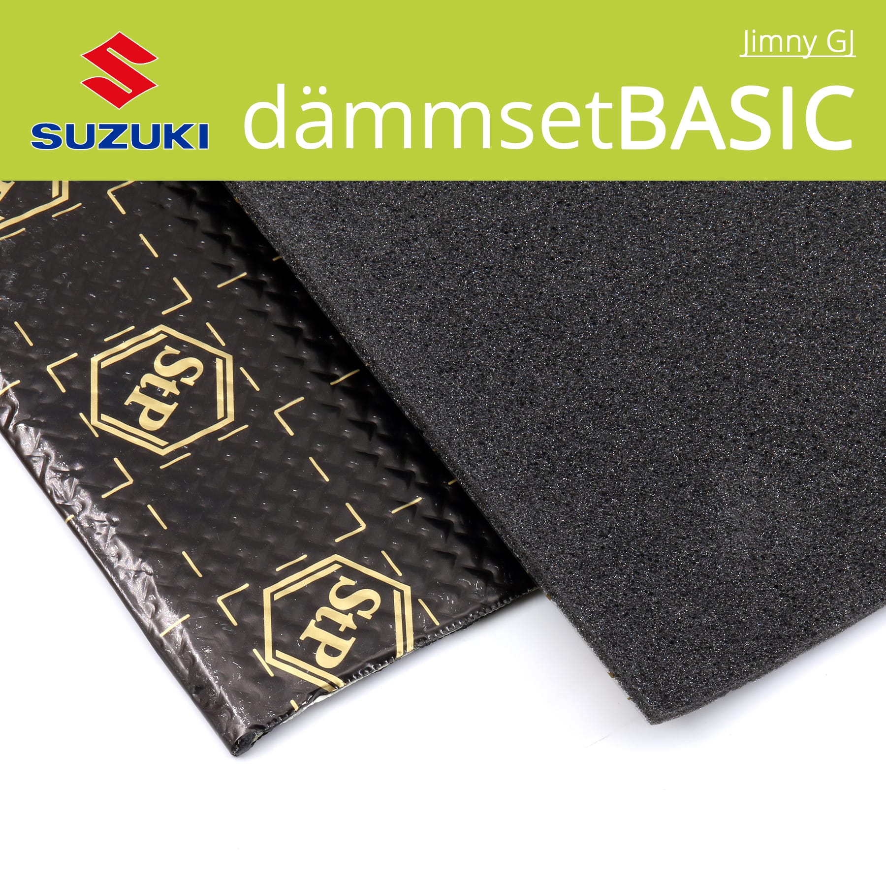 Suzuki Jimny dämmsetBASIC Suzuki Jimny dämmsetBASIC