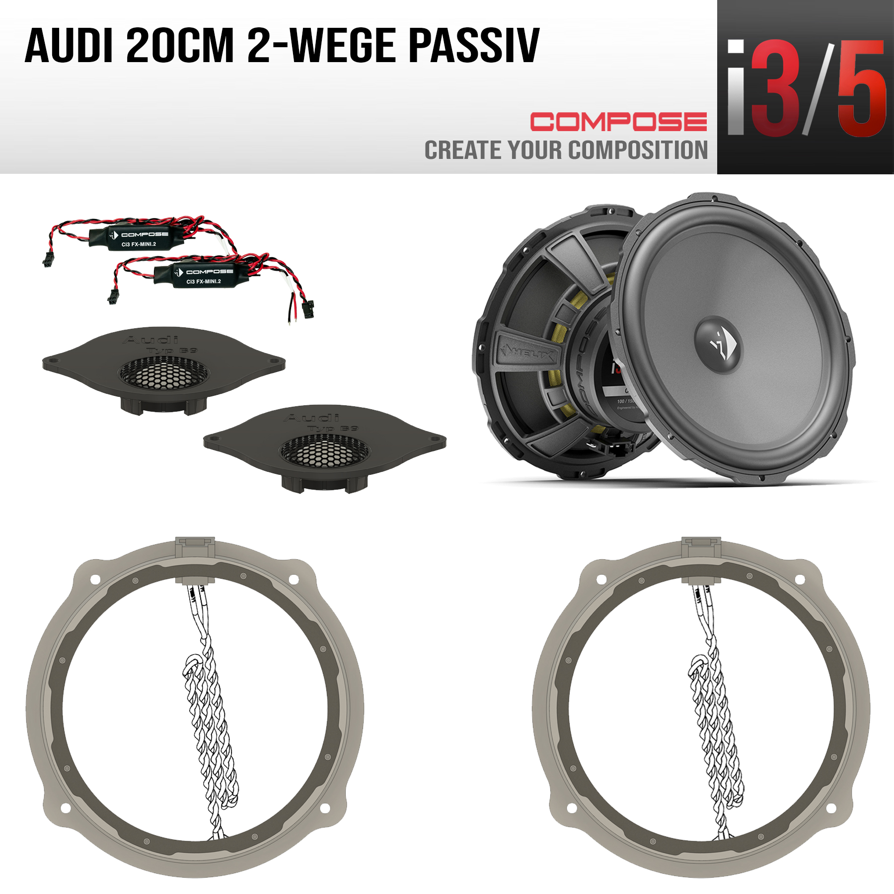 Compose Ci3/5 K200.2AU1-S3 Audi