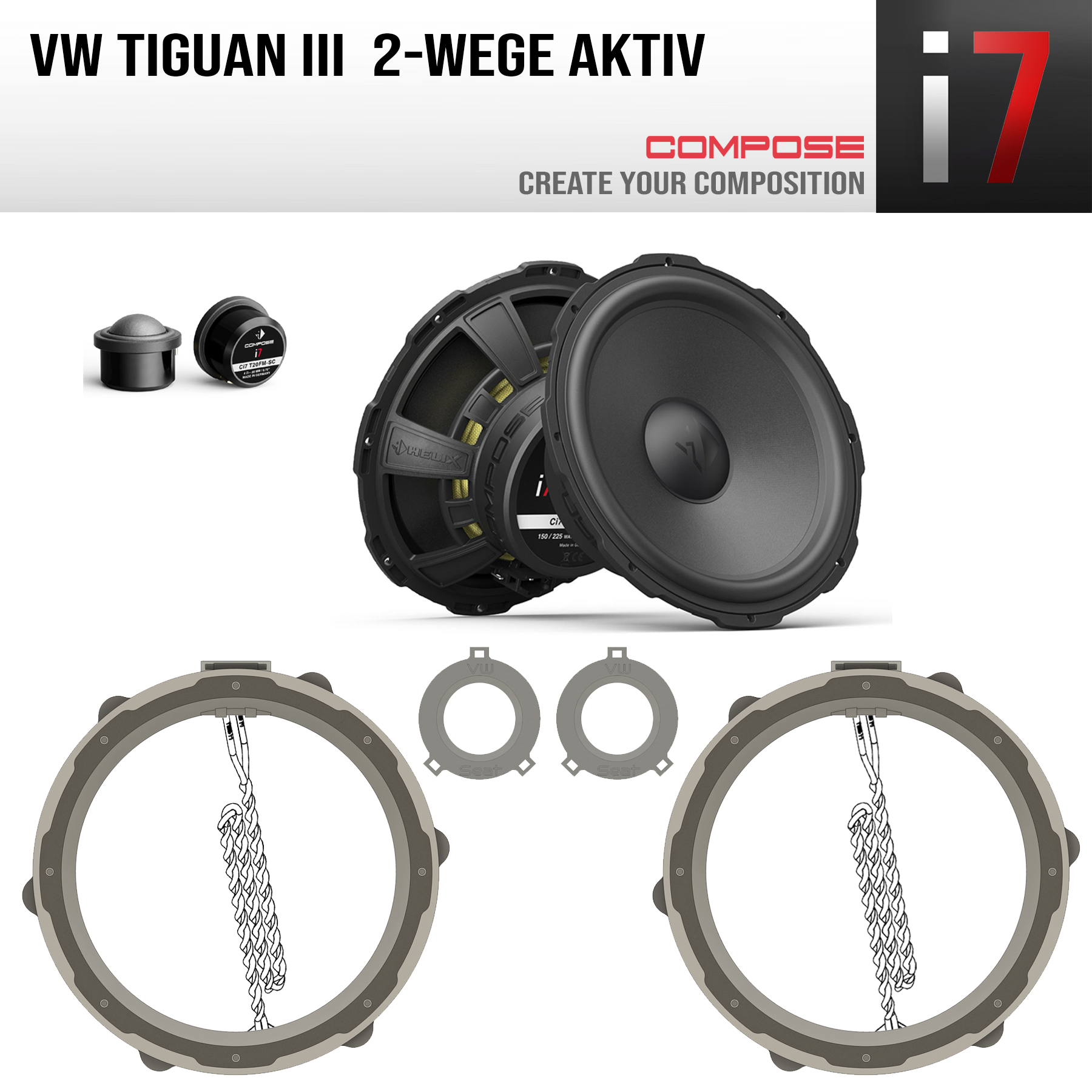 Compose Ci7 K200.2VW1 Tiguan III aktiv