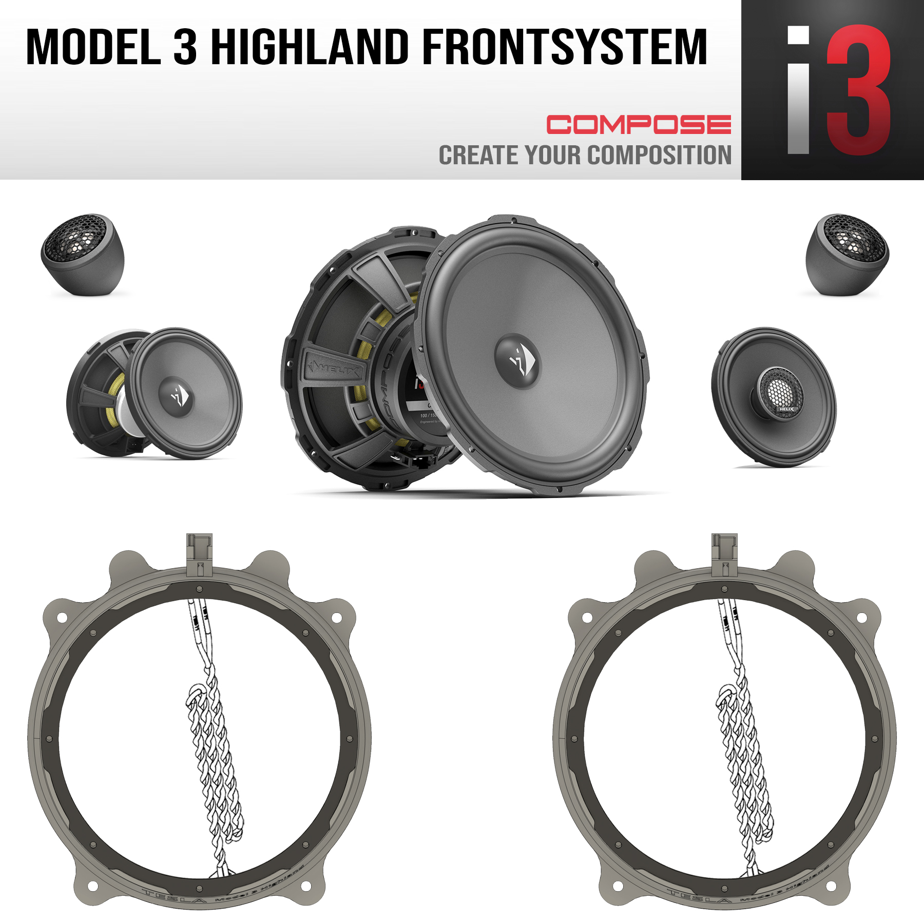 Compose Ci3 K200.2TES4 Tesla Model 3 Highland