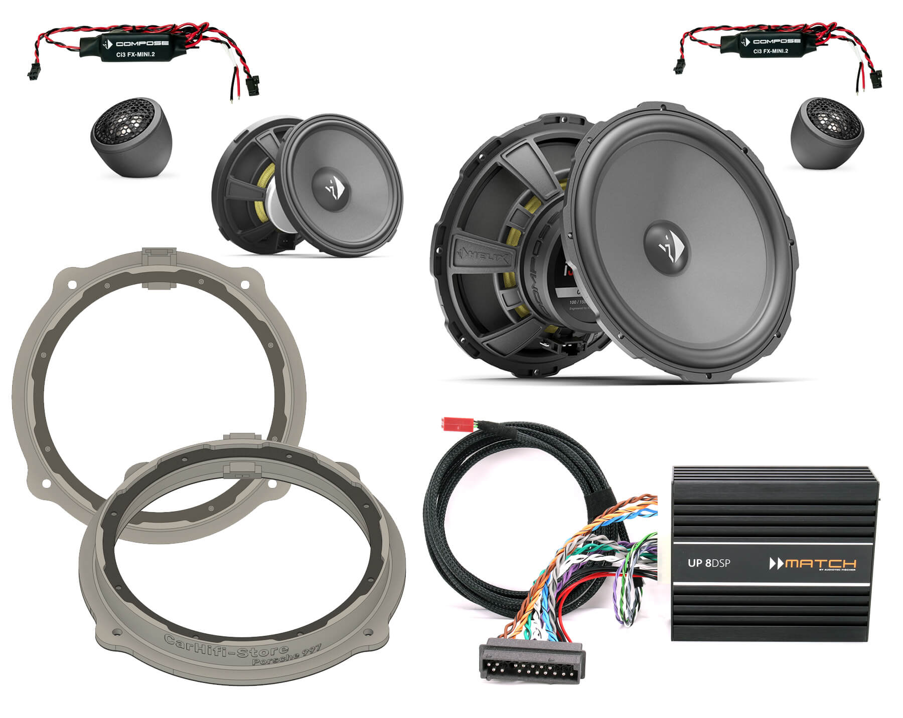 Porsche 911 Typ 997 Boxster 987 ASK Soundsystem