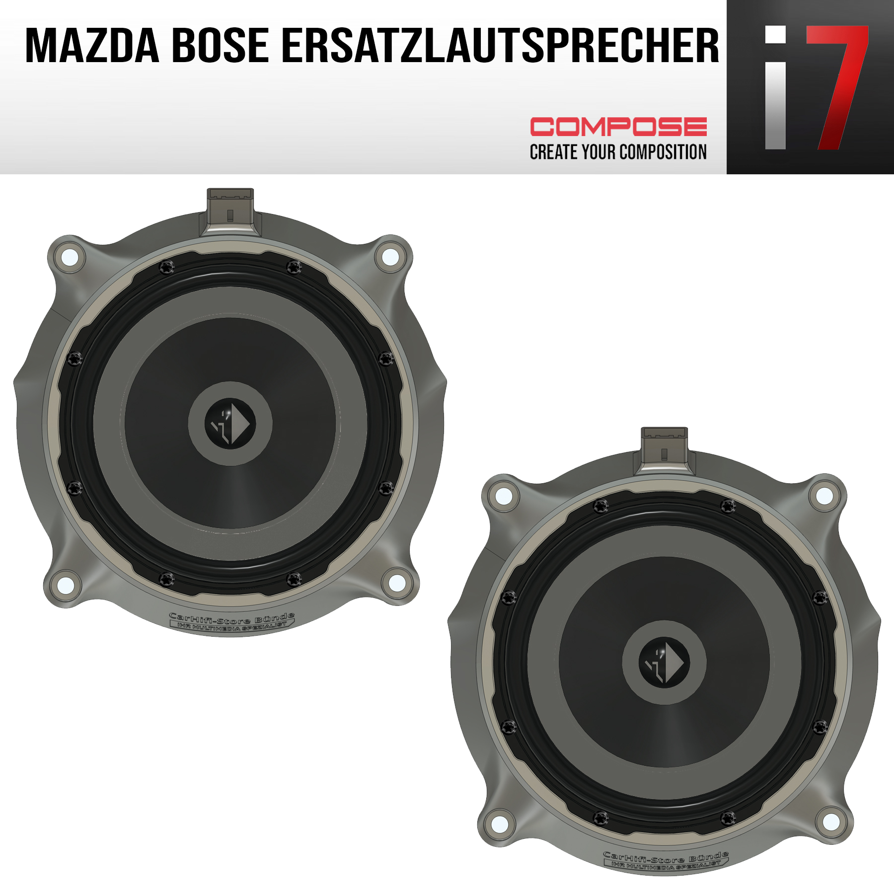 COMPOSE Ci7 W200.MAZ Mazda Bose Ersatzlautsprecher