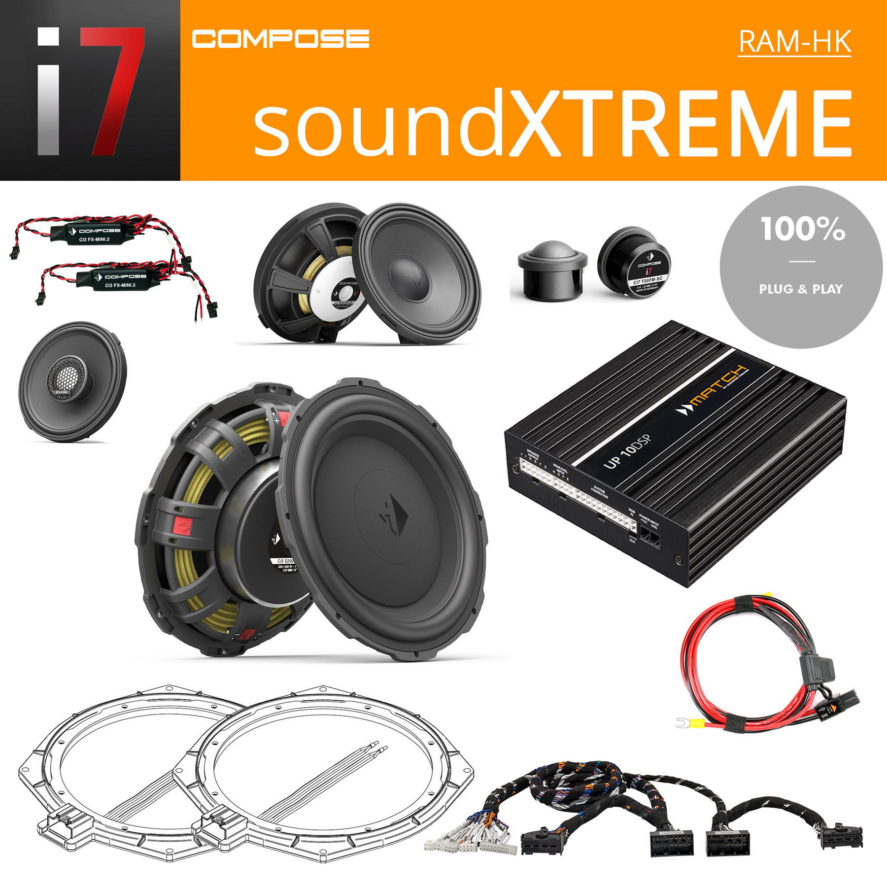 BMW Komplettsystem soundXTREME RAM-HK