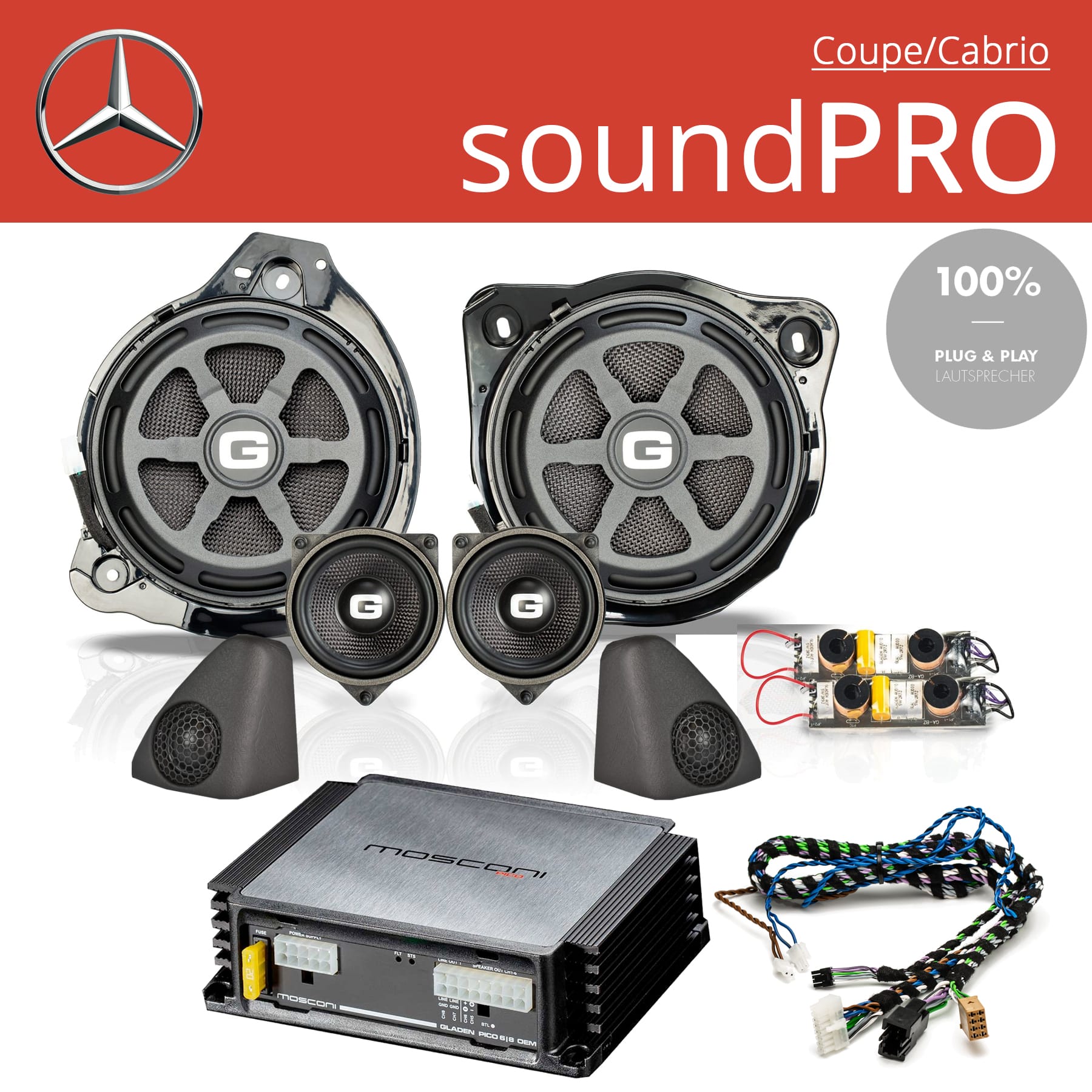 Mercedes Komplettsystem soundPRO A205