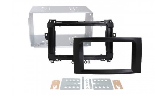 2-DIN Radioblende schwarz Mercedes A, B, V Klasse