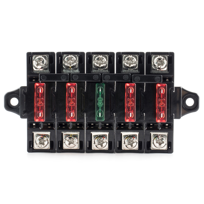 Ampire XSB100-5 Sicherungs-/Stromverteiler-System Ampire XSB100-5 Sicherungs-/Stromverteiler-System