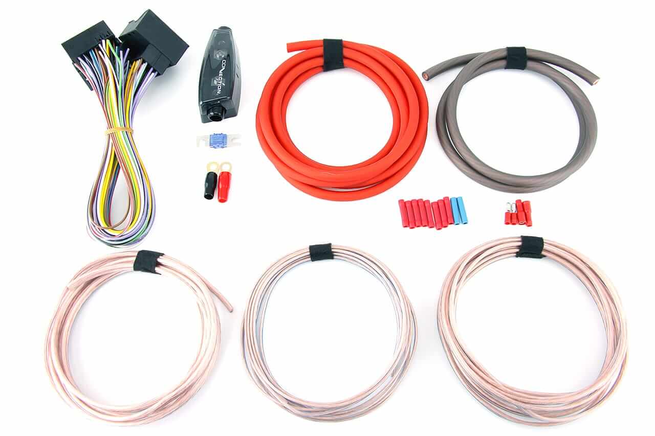 Autotek Kabelset 20mm² Anschlusskit Auto Verstärker Strom-Kabel