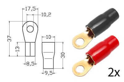 Klemm-Ringkabelschuh für 20mm² / 152.168-0