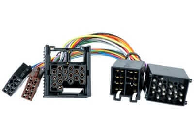 T-Kabelsatz auf ISO Buchsen und BMW 021.340-0