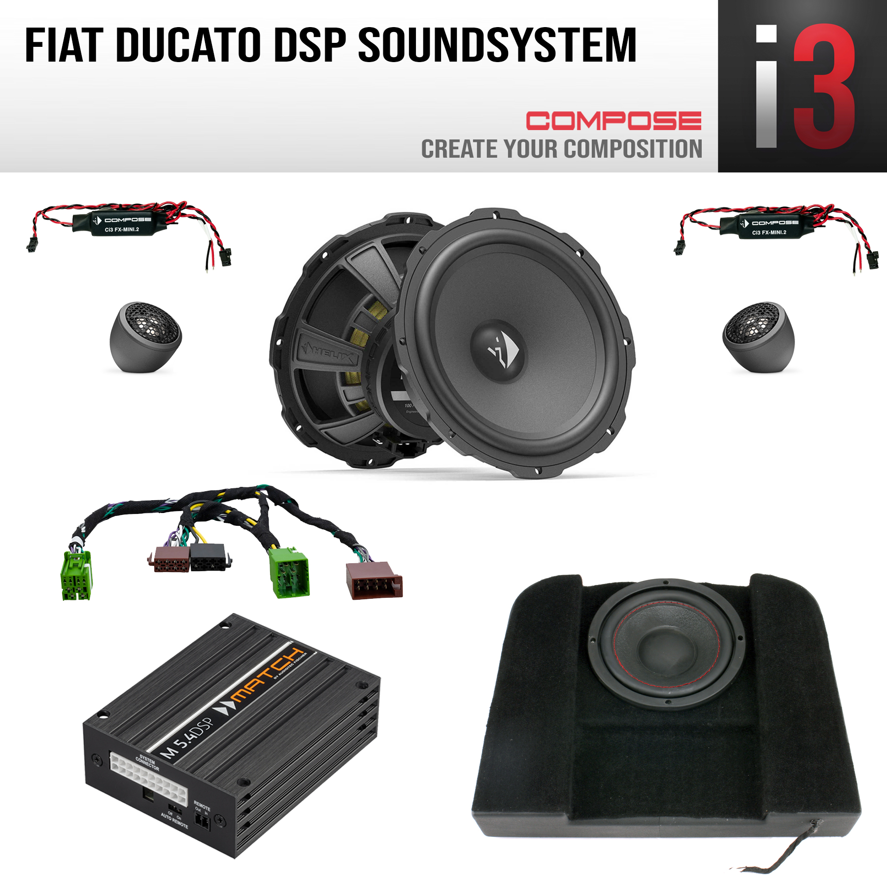Fiat Ducato DSP Soundsystem