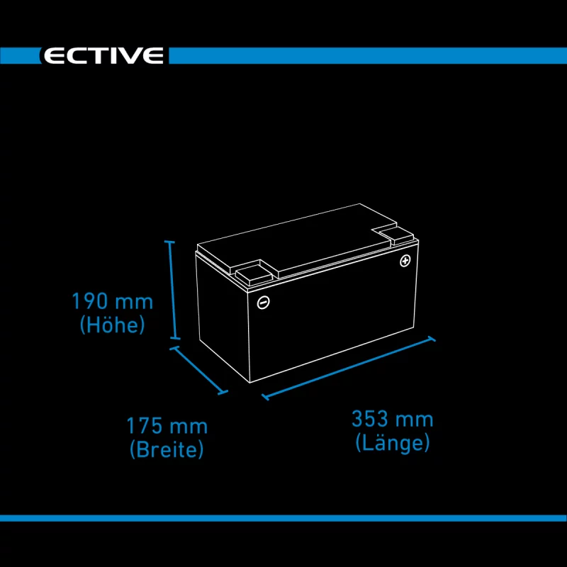 ECTIVE LC 100 LT 12V LiFePO4 Lithium Versorgungsba