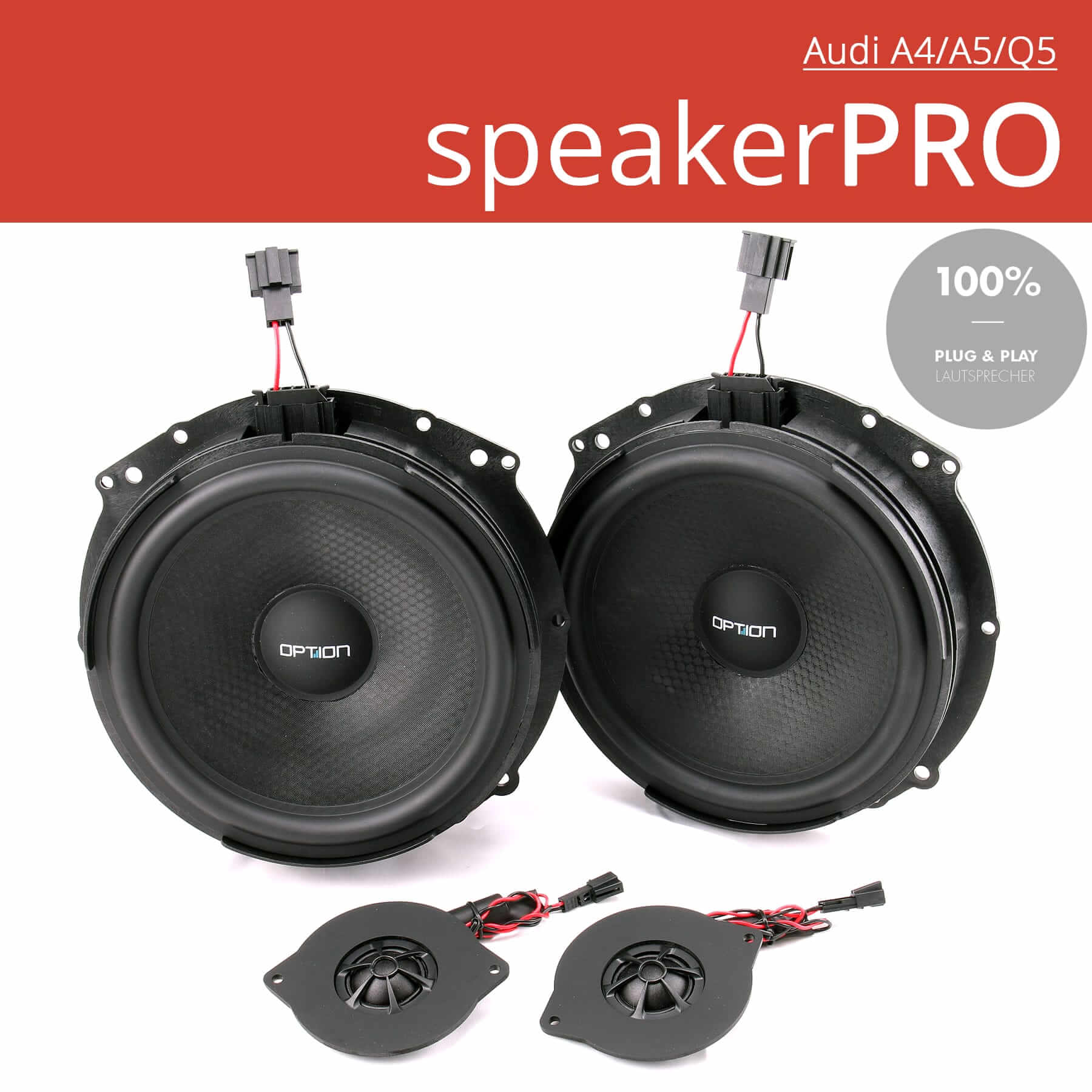 Lautprecher Audi A4 A5 Q5 speakerPRO