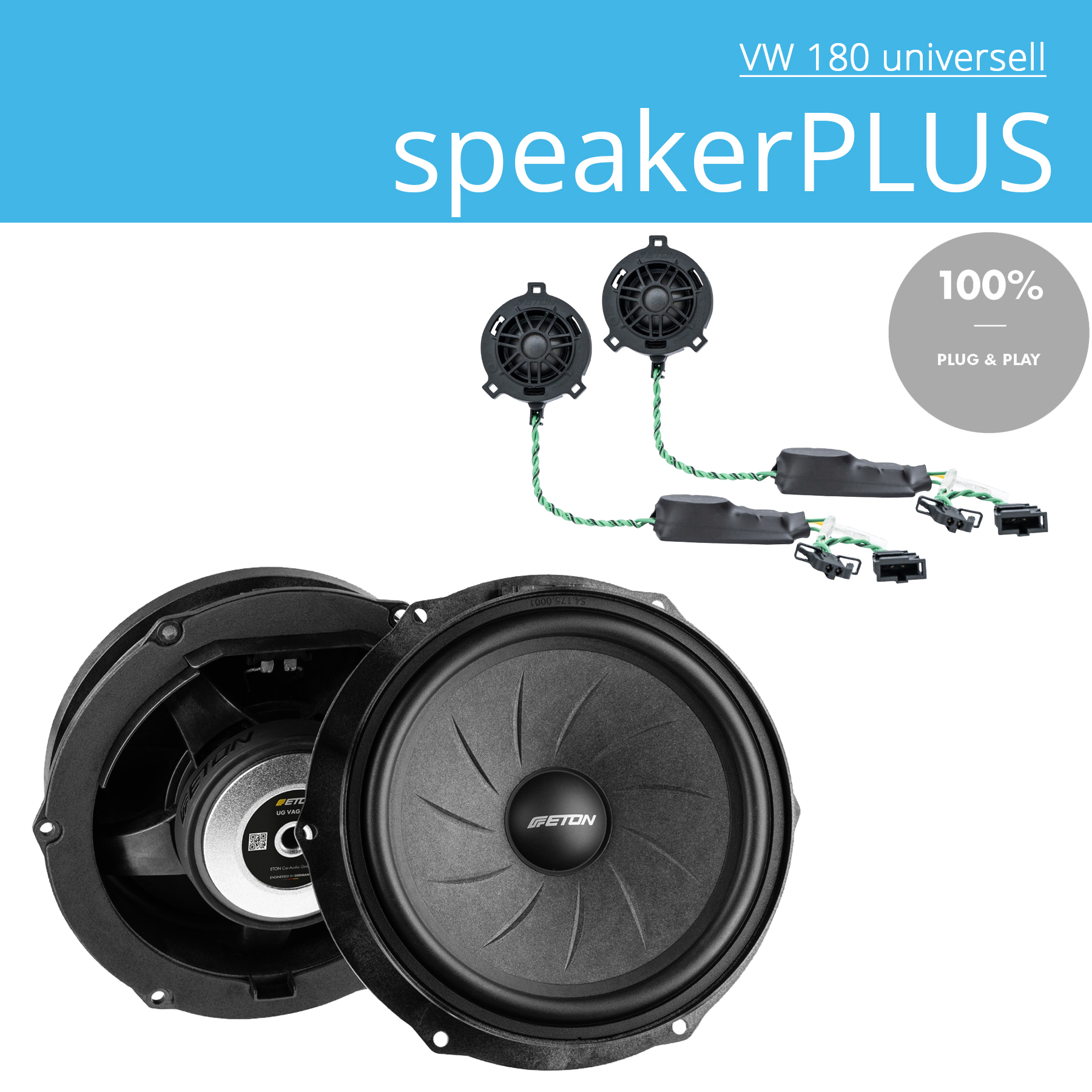 VW 180 universal Lautsprecher PLUS