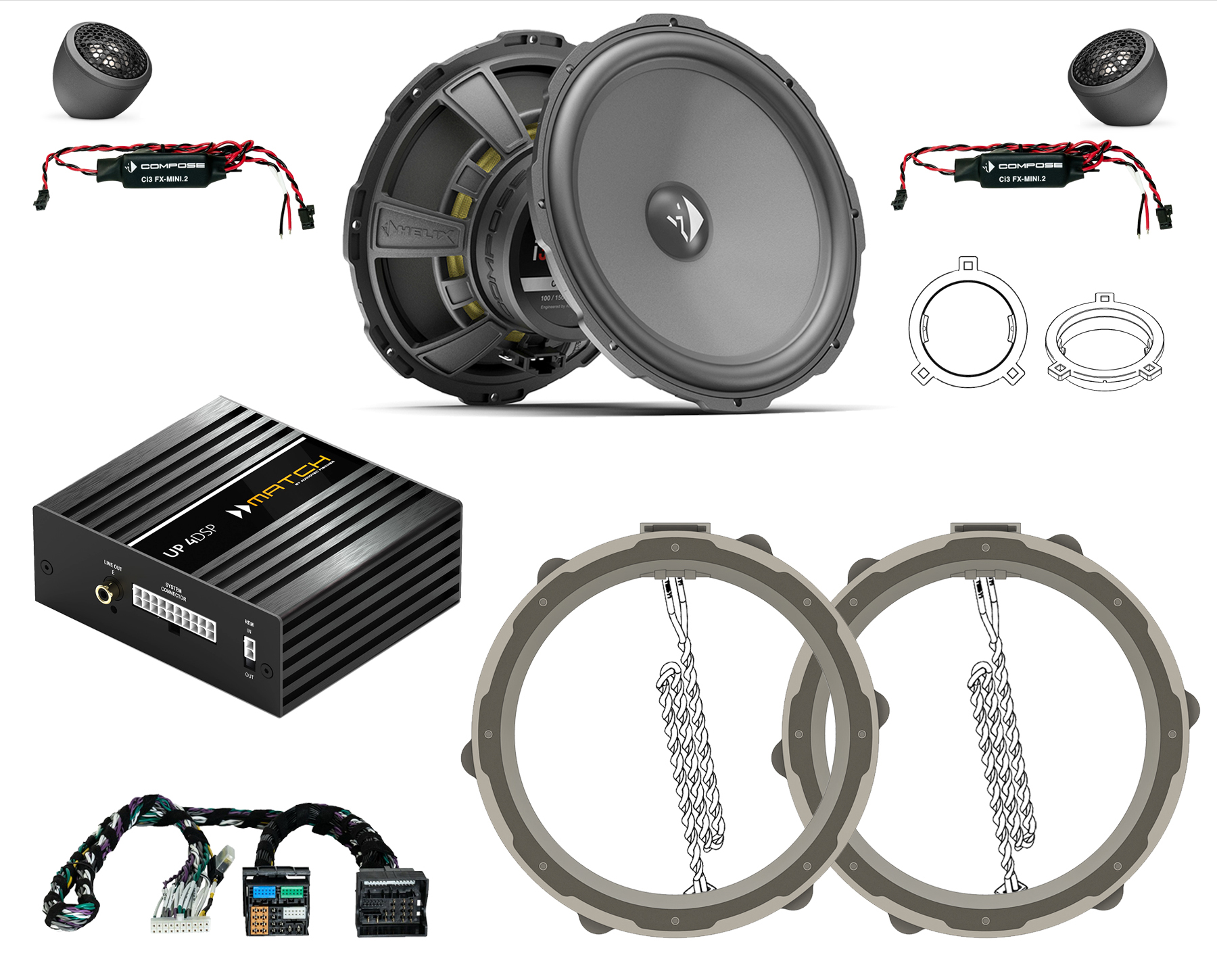 Volkswagen T7 4-Kanal DSP System
